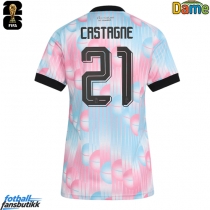 Belgia Timothy Castagne #21 Bortedrakt Dame EM 2024 Kortermet